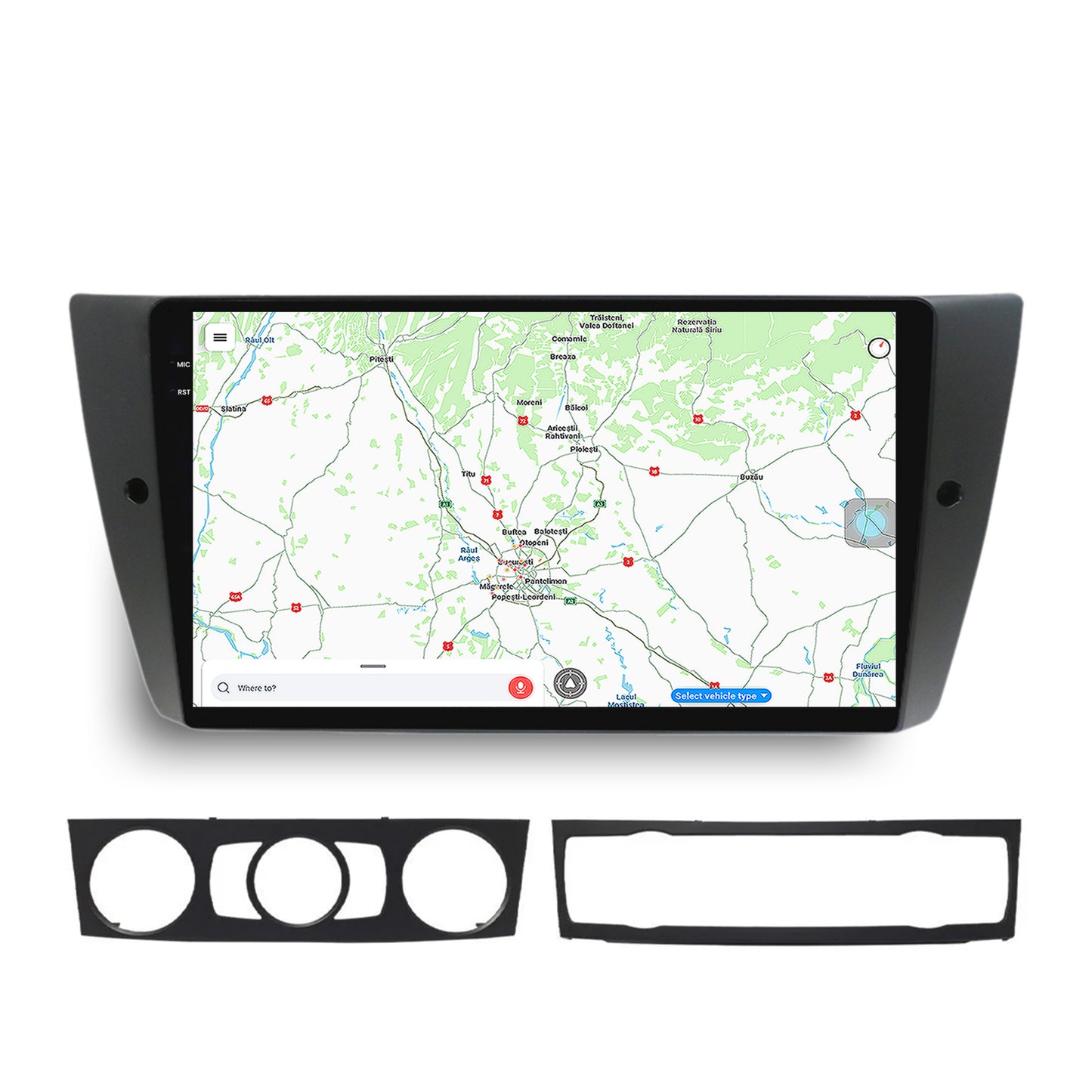 Navigatie BMW Seria 3 E90, E91, E92, Android, X-Octacore / 8GB RAM + 256GB ROM, 9.5 Inch - AD-BGX9008+AD-BGRKIT391