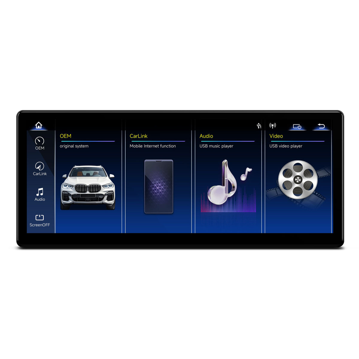 Navigatie BMW Seria 3 E90/E91/E92/E93 (2005-2012), Linux OS & OEM, Varianta CCC, CarPlay & Android Auto Wireless, MirrorLink, Camera AHD, 12.3 Inch - AD-BGBMLNX12CC+AD-BGRKITBM007