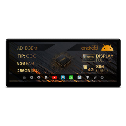 Navigatie BMW Seria 3 E90/E91/E92/E93 (2007-2013), Varianta CCC, Android 13, BM-Octacore / 8GB RAM + 256GB ROM, 12.3" Inch - AD-BGBM12008CC+AD-BGRKITBM007