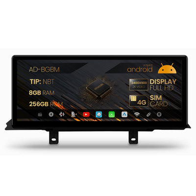 Navigatie BMW Seria 3 F30/F31/F34 (2013-2016), Varianta NBT, Android 13, BM-Octacore / 8GB RAM + 256GB ROM, 12.3" Inch - AD-BGBM12008NB+AD-BGRKITBM013