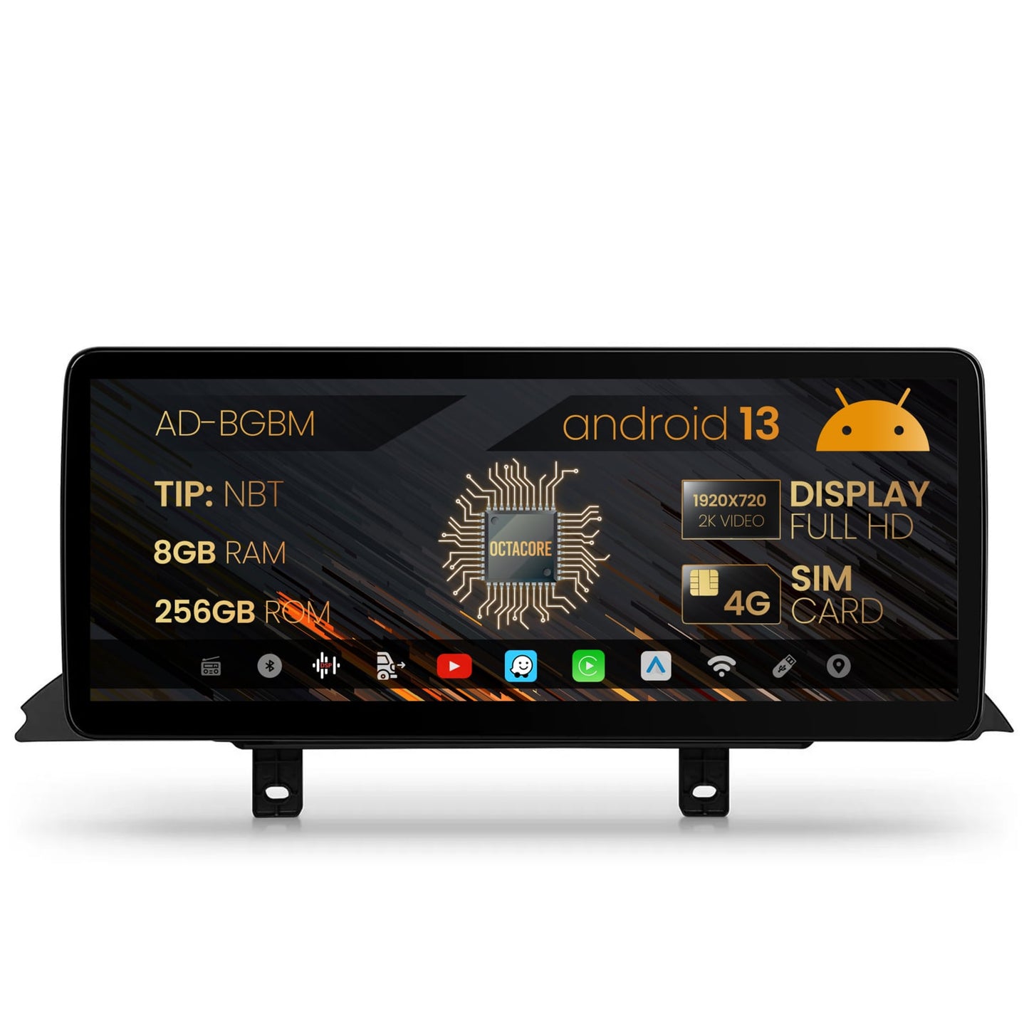 Navigatie BMW Seria 4 F32/F33/F36 (2013-2016), Varianta NBT, Android 13, BM-Octacore / 8GB RAM + 256GB ROM, 12.3" Inch - AD-BGBM12008NB+AD-BGRKITBM013V2