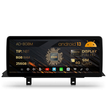 Navigatie BMW Seria 4 F32/F33/F36 (2013-2016), Varianta NBT, Android 13, BM-Octacore / 8GB RAM + 256GB ROM, 12.3" Inch - AD-BGBM12008NB+AD-BGRKITBM013V2
