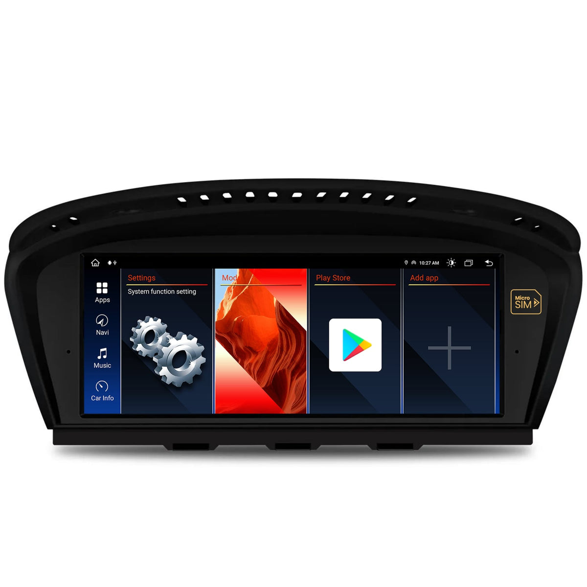 Navigatie BMW Seria 5 E60/E61, M5 (2008-2010), Varianta CIC, Android 13, BM-Octacore / 8GB RAM + 256GB ROM, 8.8" Inch - AD-BGBME888CIC60