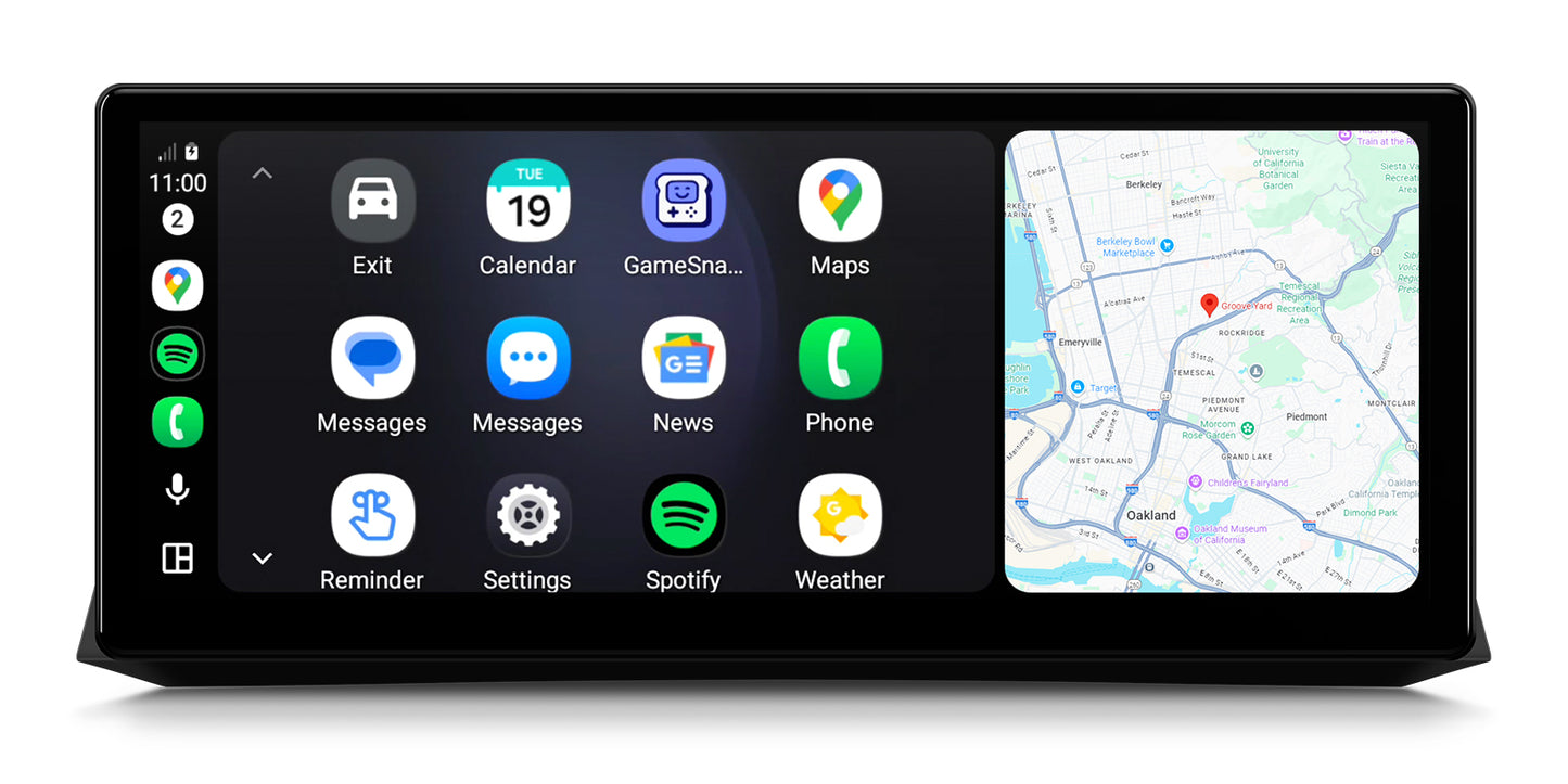 Navigatie BMW Seria 5 E60/E61, M5 (2003-2010), Linux OS & OEM, Varianta CCC, CarPlay & Android Auto Wireless, MirrorLink, Camera AHD, 12.3 Inch - AD-BGBMLNX12CC+AD-BGRKITBM001