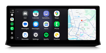 Navigatie BMW Seria 5 E60/E61, M5 (2003-2010), Linux OS & OEM, Varianta CIC, CarPlay & Android Auto Wireless, MirrorLink, Camera AHD, 12.3 Inch - AD-BGBMLNX12CI+AD-BGRKITBM001