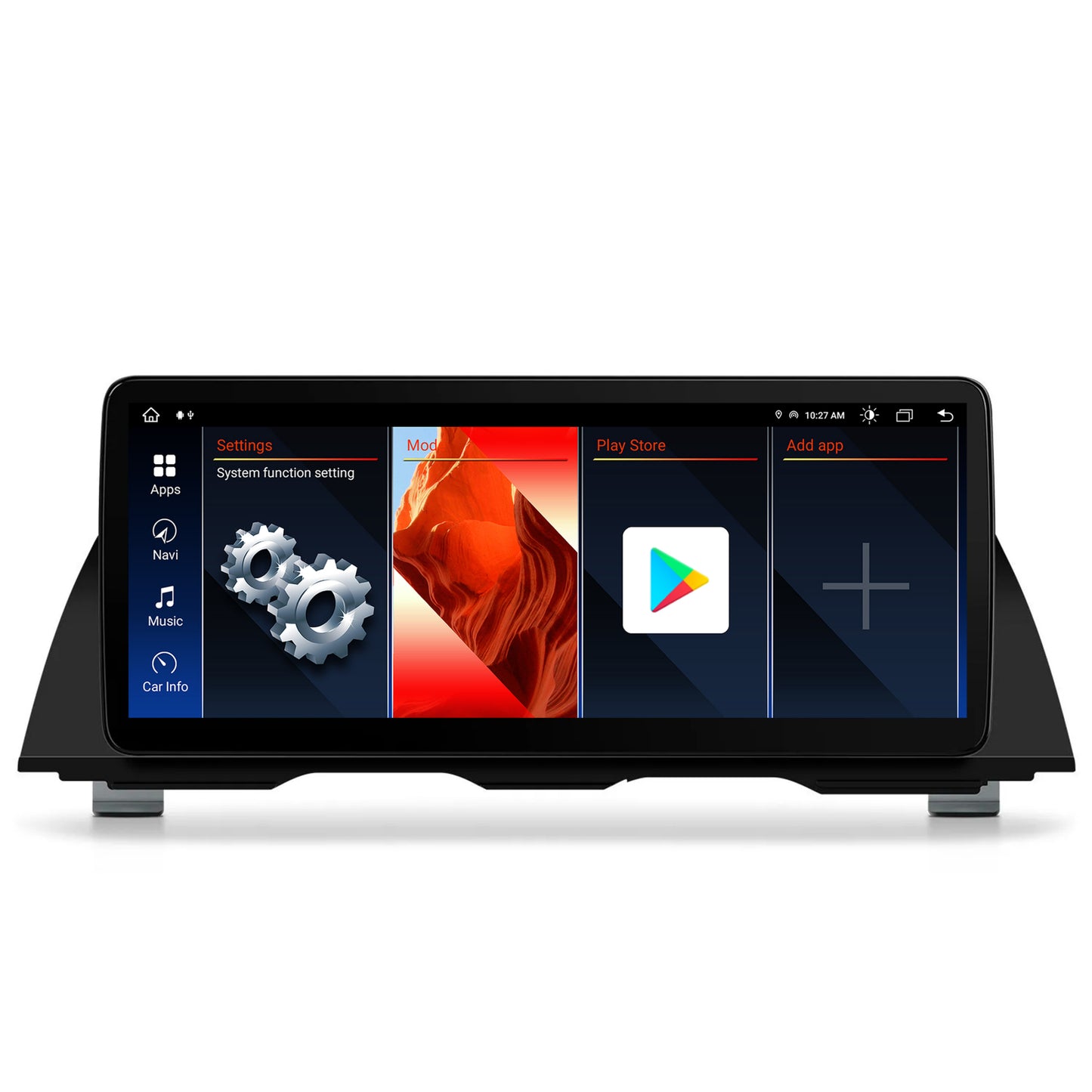 Navigatie BMW Seria 5 F10/F11 (2011-2012), Varianta CIC, Android 13, BM-Octacore / 8GB RAM + 256GB ROM, 12.3" Inch - AD-BGBM12008CI+AD-BGRKITBM009