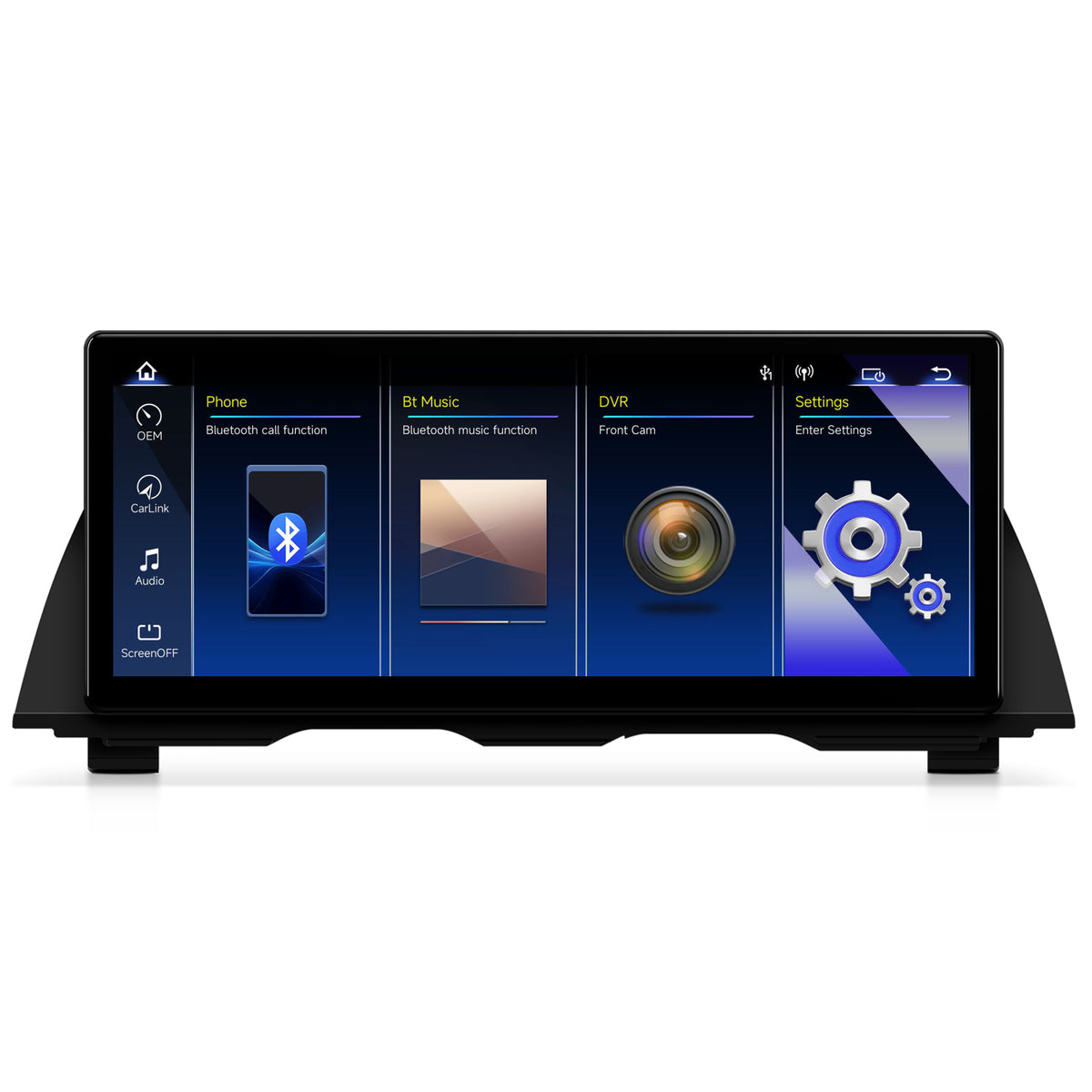 Navigatie BMW Seria 5 F10/F11 (2010-2016), Linux OS & OEM, Varianta CIC, CarPlay & Android Auto Wireless, MirrorLink, Camera AHD, 12.3 Inch - AD-BGBMLNX12CI+AD-BGRKITBM009