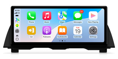 Navigatie BMW Seria 5 F10/F11 (2010-2016), Linux OS & OEM, Varianta CIC, CarPlay & Android Auto Wireless, MirrorLink, Camera AHD, 12.3 Inch - AD-BGBMLNX12CI+AD-BGRKITBM009