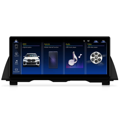 Navigatie BMW Seria 5 F10/F11 (2010-2016), Linux OS & OEM, Varianta CIC, CarPlay & Android Auto Wireless, MirrorLink, Camera AHD, 12.3 Inch - AD-BGBMLNX12CI+AD-BGRKITBM009