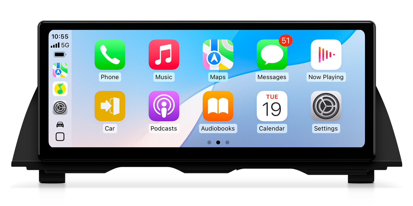 Navigatie BMW Seria 5 F10/F11 (2010-2016), Linux OS & OEM, Varianta NBT, CarPlay & Android Auto Wireless, MirrorLink, Camera AHD, 12.3 Inch - AD-BGBMLNX12NB+AD-BGRKITBM009