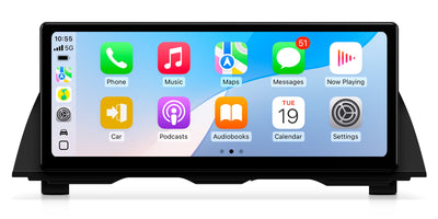Navigatie BMW Seria 5 F10/F11 (2010-2016), Linux OS & OEM, Varianta NBT, CarPlay & Android Auto Wireless, MirrorLink, Camera AHD, 12.3 Inch - AD-BGBMLNX12NB+AD-BGRKITBM009