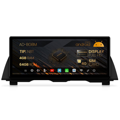 Navigatie BMW Seria 5 F10/F11 (2013-2016), Varianta NBT, Android 13, BM-Octacore / 4GB RAM + 64GB ROM, 12.3" Inch - AD-BGBM12004NB+AD-BGRKITBM009