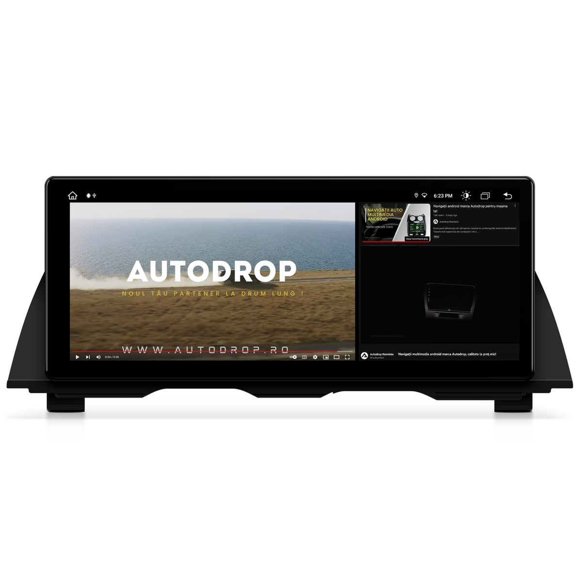 Navigatie BMW Seria 5 F10/F11 (2013-2016), Varianta NBT, Android 13, BM-Octacore / 8GB RAM + 256GB ROM, 12.3" Inch - AD-BGBM12008NB+AD-BGRKITBM009