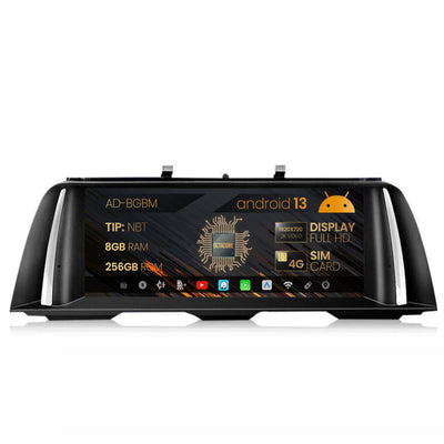 Navigatie BMW Seria 5 F10/F11 (2013-2016), Varianta NBT, Android 13, BM-Octacore / 8GB RAM + 256GB ROM, 10.25" Inch - AD-BGBMF108NB