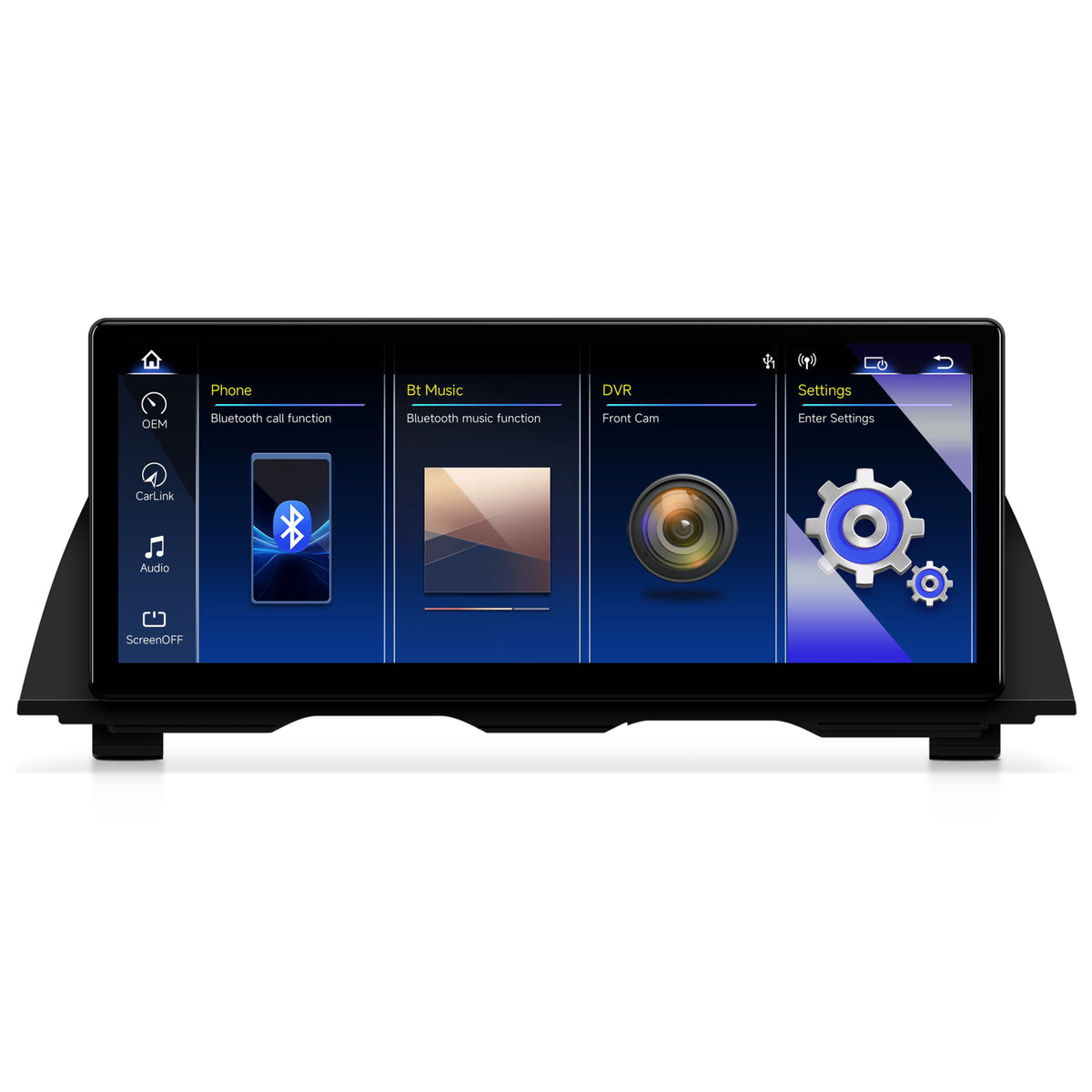 Navigatie BMW Seria 5 GT F07 (2009-2016), Linux OS & OEM, Varianta NBT, CarPlay & Android Auto Wireless, MirrorLink, Camera AHD, 12.3 Inch - AD-BGBMLNX12NB+AD-BGRKITBM008