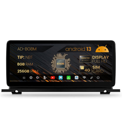Navigatie BMW Seria 5 GT F07 (2013-2016), Varianta NBT, Android 13, BM-Octacore / 8GB RAM + 256GB ROM, 12.3" Inch - AD-BGBM12008NB+AD-BGRKITBM008