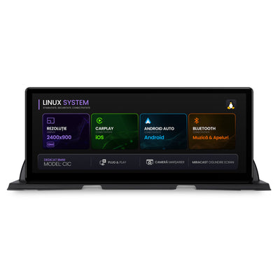 Navigatie BMW Seria 6 (2011-2012), Linux OS & OEM, Varianta CIC, CarPlay & Android Auto Wireless, MirrorLink, Camera AHD, 12.3 Inch - AD-BGBMLNX12CI+AD-BGRKITBM017