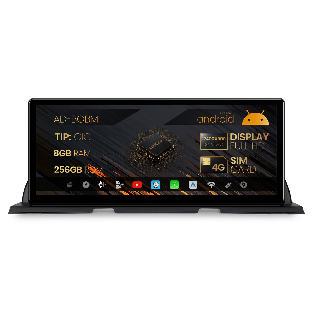 Navigatie BMW Seria 6 F06/F12/F13 (2011-2012), Varianta CIC, Android 13, BM-Octacore / 8GB RAM + 256GB ROM, 12.3" Inch - AD-BGBM12008CI+AD-BGRKITBM017
