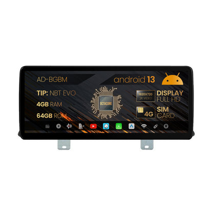 Navigatie BMW Seria 5 G30 (2017-2022), Varianta NBT EVO, Android 13, BM-Octacore / 4GB RAM + 64GB ROM, 12.3" Inch - AD-BGBM12004EV+AD-BGRKITBM20