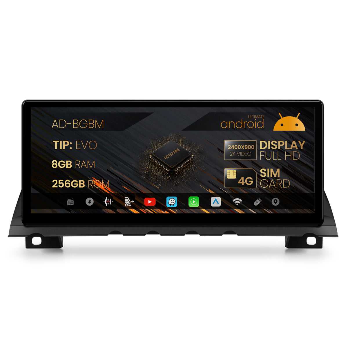 Navigatie BMW Seria 7 G11/G12 (2016-2023), Varianta NBT EVO, Android 13, BM-Octacore / 8GB RAM + 256GB ROM, 12.3" Inch - AD-BGBM12008EV+AD-BGRKITBM021
