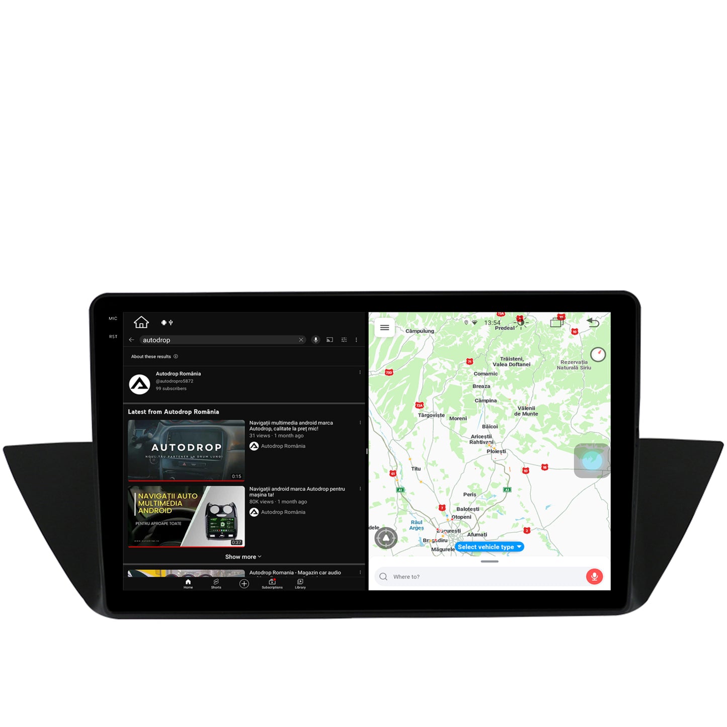Navigatie BMW X1 (2009-2015), Android, V-Octacore / 4GB RAM + 64GB ROM, 10.36 Inch - AD-BGV10004+AD-BGRKIT394