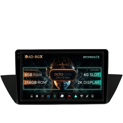 Navigatie BMW X1 (2009-2015), Android, X-Octacore / 8GB RAM + 256GB ROM, 10.36 Inch - AD-BGX10008+AD-BGRKIT394