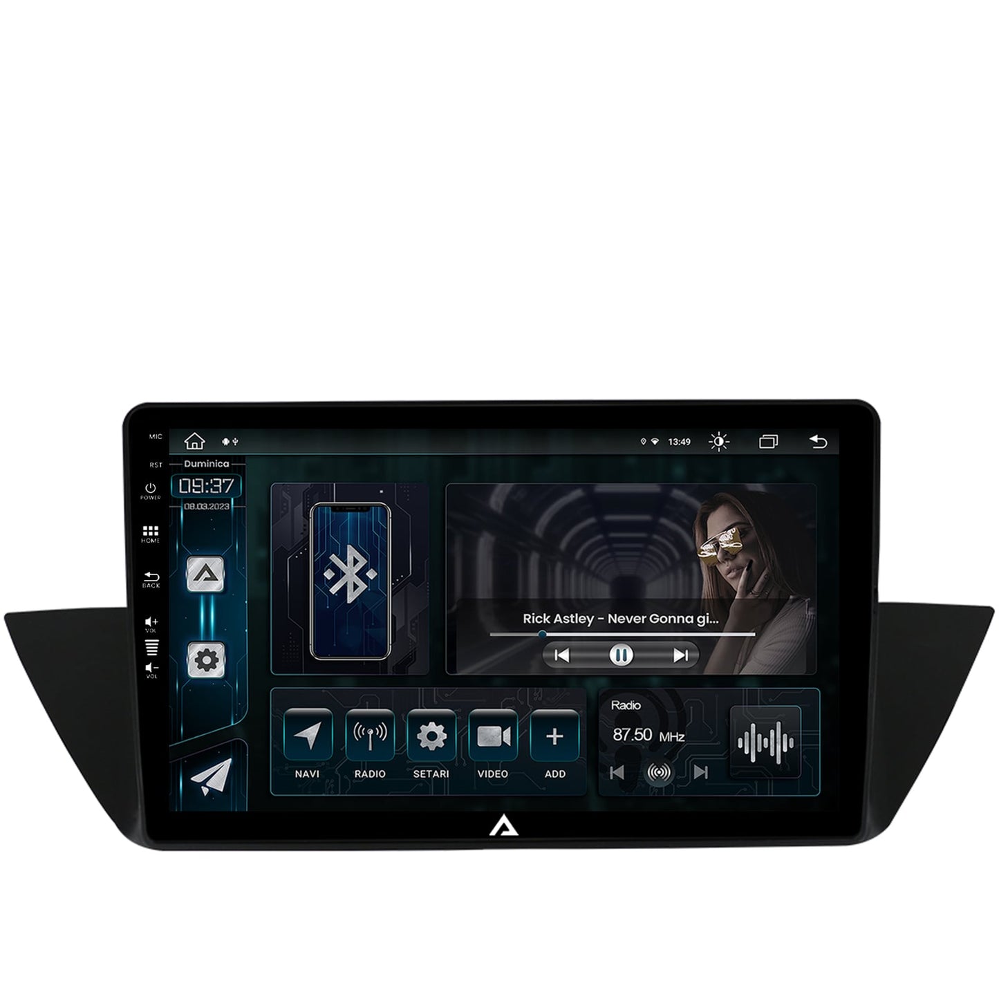 Navigatie BMW X1 (2009-2015), Android, Z-Octacore / 8GB RAM + 256GB ROM, 10.1 Inch - AD-BGZ10008+AD-BGRKIT394
