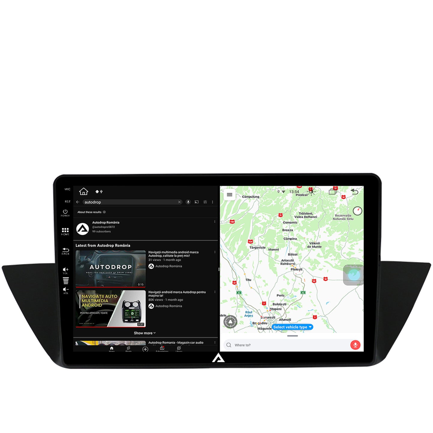Navigatie BMW X1 (2009-2015), Android, Z-Octacore / 8GB RAM + 256GB ROM, 10.1 Inch - AD-BGZ10008+AD-BGRKIT394