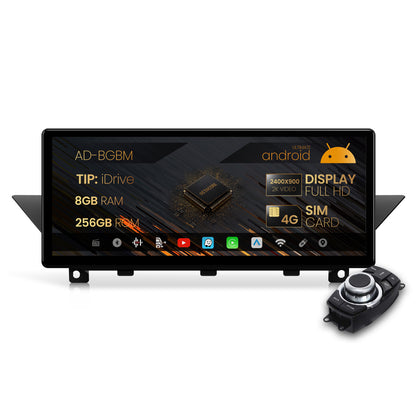 Navigatie BMW X1 E84 (2009-2015), Varianta iDrive, Android 13, BM-Octacore / 8GB RAM + 256GB ROM, 12.3" Inch - AD-BGBM12008+AD-BGRKITBM004