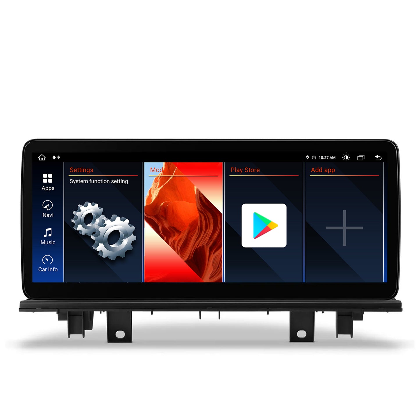 Navigatie BMW X1 F48 / X2 F49 (2018-2020), Varianta EVO, Android 13, BM-Octacore / 4GB RAM + 64GB ROM, 12.3" Inch - AD-BGBM12004EV+AD-BGRKITBM015