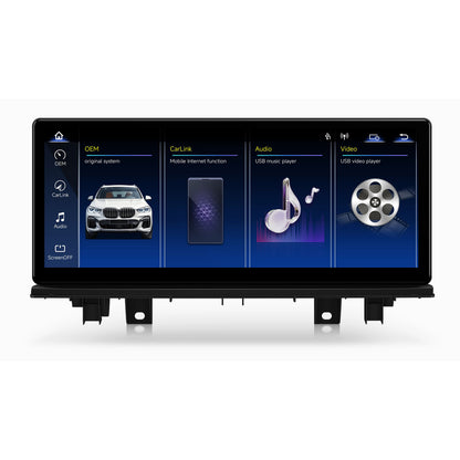 Navigatie BMW X1 F48 (2018-2020), Linux OS & OEM, Varianta EVO, CarPlay & Android Auto Wireless, MirrorLink, Camera AHD, 12.3 Inch - AD-BGBMLNX12EV+AD-BGRKITBM015