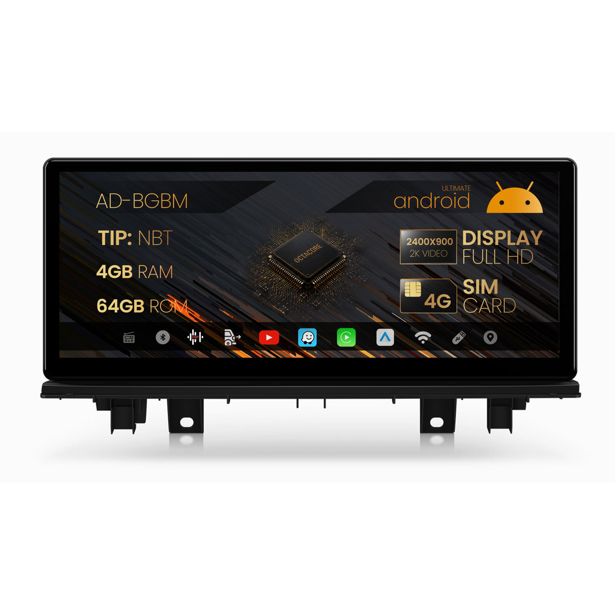 Navigatie BMW X1 F48 / X2 F49 (2016-2017), Varianta NBT, Android 13, BM-Octacore / 4GB RAM + 64GB ROM, 12.3" Inch - AD-BGBM12004NB+AD-BGRKITBM015