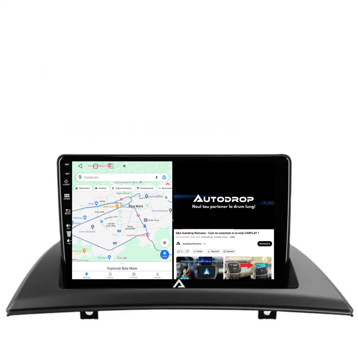 Navigatie BMW X3 E83 (2003-2010), Android, E-Octacore / 2GB RAM + 32GB ROM, 9 Inch - AD-BGE9002+AD-BGRKIT395