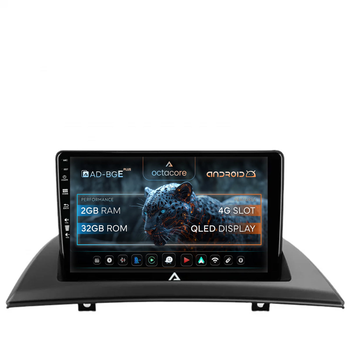Navigatie BMW X3 E83 (2003-2010), Android, E-Octacore / 2GB RAM + 32GB ROM, 9 Inch - AD-BGE9002+AD-BGRKIT395
