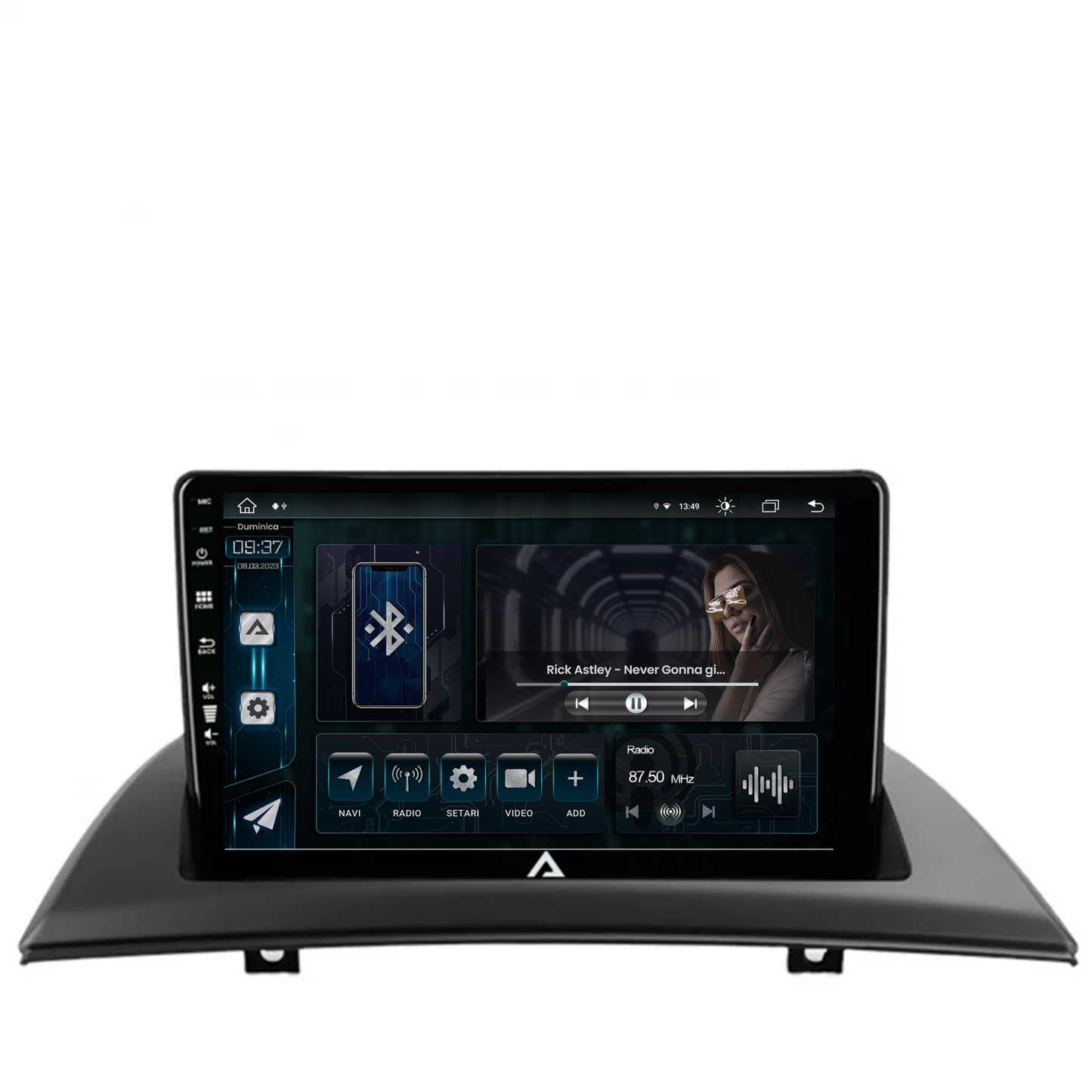 Navigatie BMW X3 E83 (2003-2010), Android, Z-Octacore / 8GB RAM + 256GB ROM, 9 Inch - AD-BGZ9008+AD-BGRKIT395