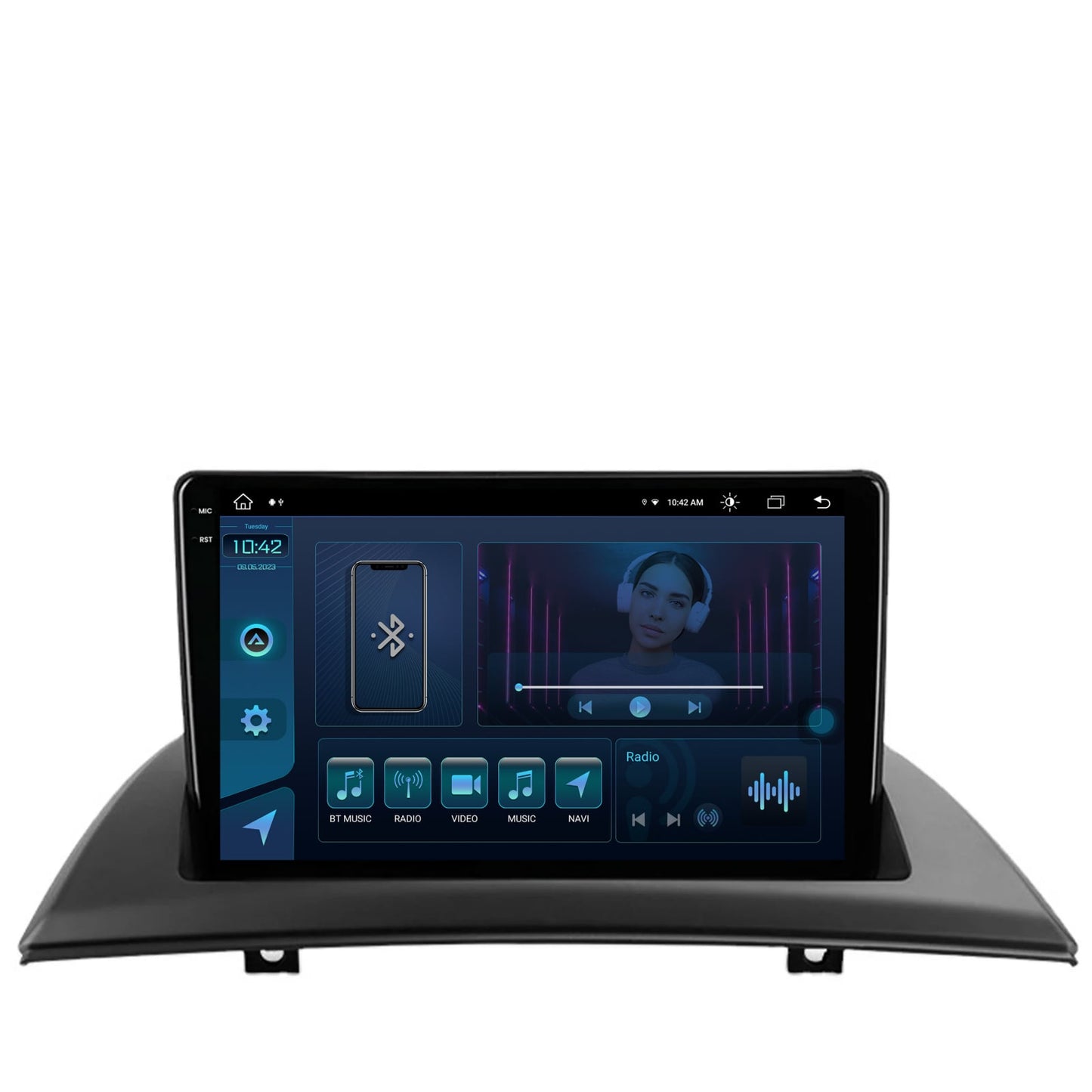Navigatie BMW X3 E83 (2003-2010), Android, X-Octacore / 8GB RAM + 256GB ROM, 9.5 Inch - AD-BGX9008+AD-BGRKIT395