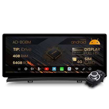 Navigatie BMW X3 E83 (2004-2009), Varianta iDrive, Android 13, BM-Octacore / 4GB RAM + 64GB ROM, 12.3" Inch - AD-BGBM12004+AD-BGRKITBM003
