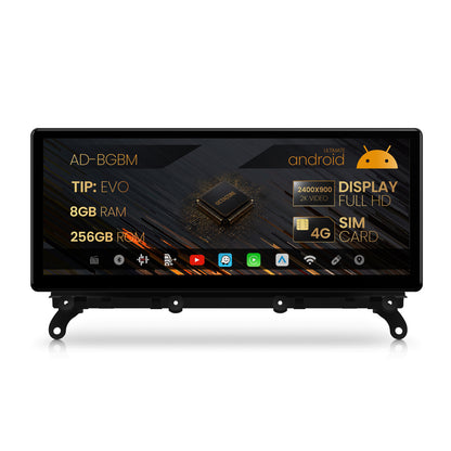 Navigatie BMW X3 F25 / X4 F26 (2017+), Varianta EVO, Android 13, BM-Octacore / 8GB RAM + 256GB ROM, 12.3" Inch - AD-BGBM12008EV+AD-BGRKITBM012