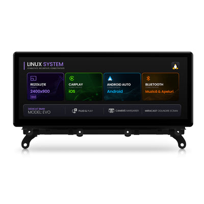 Navigatie BMW X3 G01 / X4 G02 (2018-2020), Linux OS & OEM, Varianta EVO, CarPlay & Android Auto Wireless, MirrorLink, Camera AHD, 12.3 Inch - AD-BGBMLNX12EV+AD-BGRKITBM22