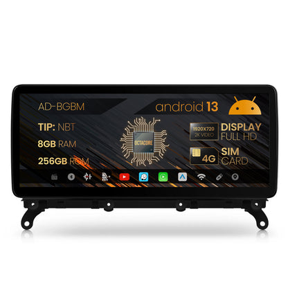 Navigatie BMW X3 F25 / X4 F26 (2013-2016), Varianta NBT, Android 13, BM-Octacore / 8GB RAM + 256GB ROM, 12.3" Inch - AD-BGBM12008NB+AD-BGRKITBM012