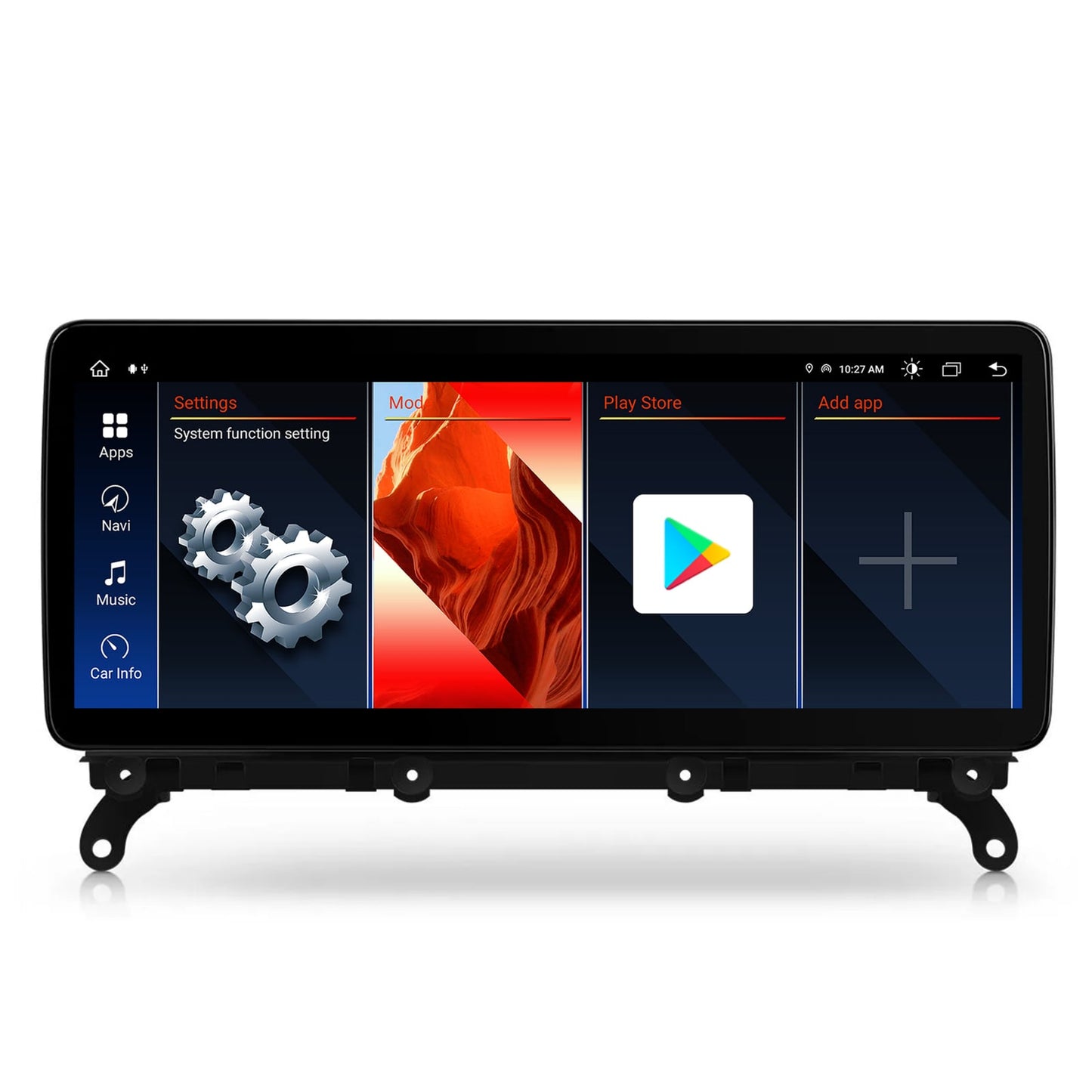 Navigatie BMW X3 F25 / X4 F26 (2017+), Varianta EVO, Android 13, BM-Octacore / 8GB RAM + 256GB ROM, 12.3" Inch - AD-BGBM12008EV+AD-BGRKITBM012