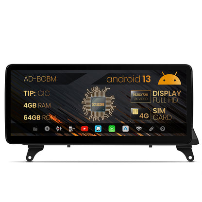 Navigatie BMW X5 E70 / X6 X71 (2011-2013), Varianta CIC, Android 13, BM-Octacore / 4GB RAM + 64GB ROM, 12.3" Inch - AD-BGBM12004CI+AD-BGRKITBM002