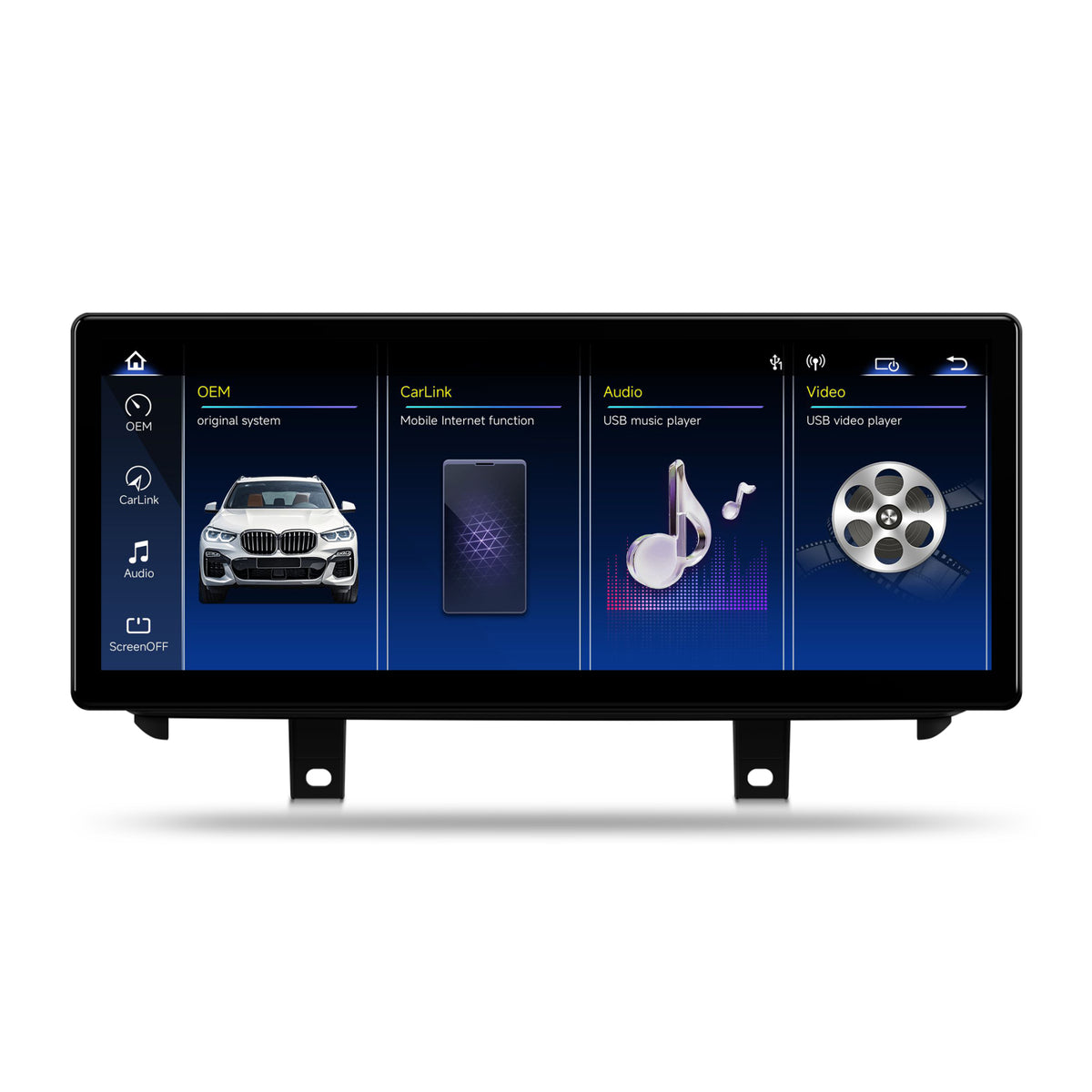 Navigatie BMW X6 F16 (2014-2017), Linux OS & OEM, Varianta NBT, CarPlay & Android Auto Wireless, MirrorLink, Camera AHD, 12.3 Inch - AD-BGBMLNX12NB+AD-BGRKITBM010