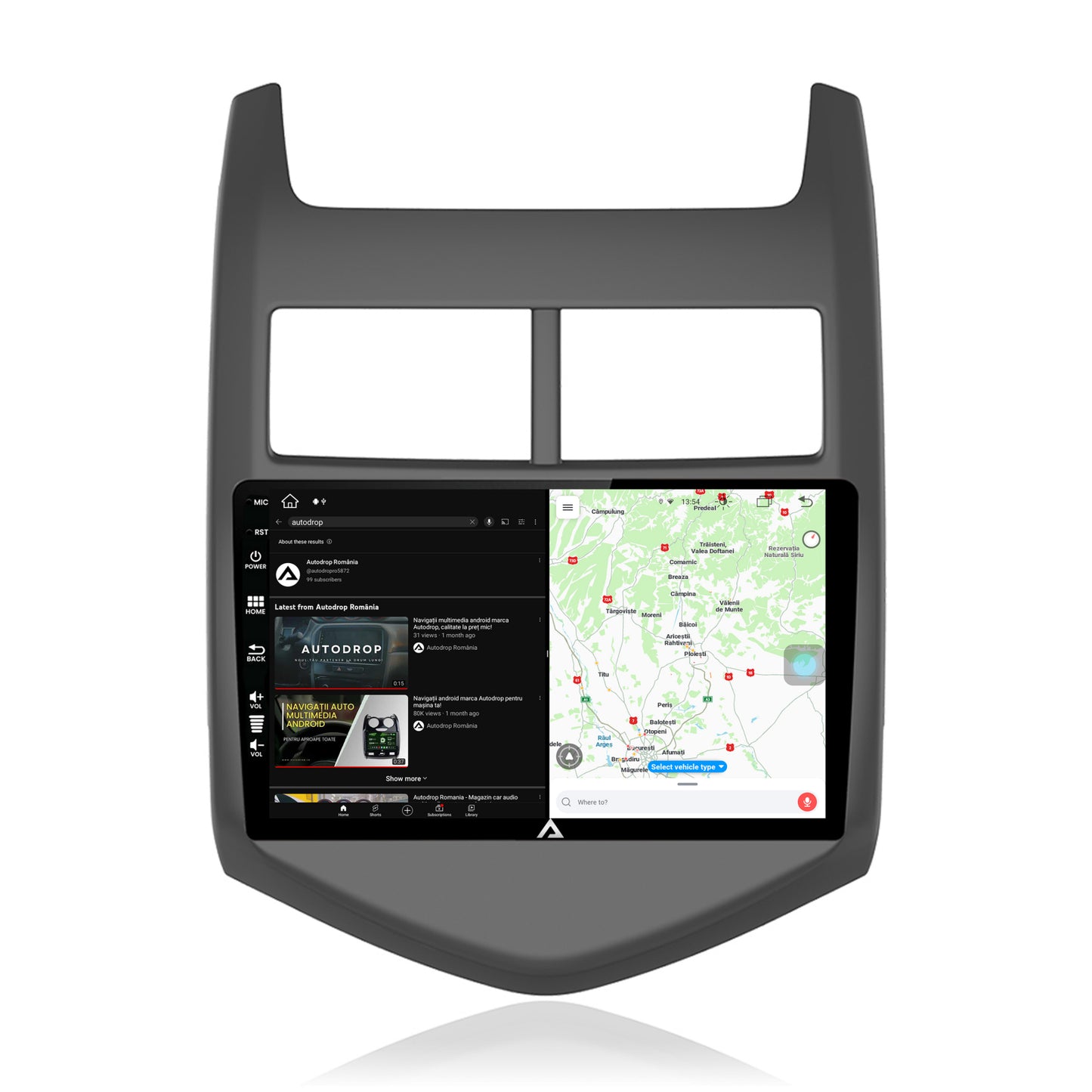 Navigatie Chevrolet Aveo 2 (2010-2015), Android, Z-Octacore / 8GB RAM + 256GB ROM, 9 Inch - AD-BGZ9008+AD-BGRKIT239