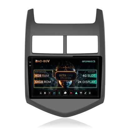 Navigatie Chevrolet Aveo 2 (2010-2015), Android, V-Octacore / 4GB RAM + 64GB ROM, 9.5 Inch - AD-BGV9004+AD-BGRKIT239