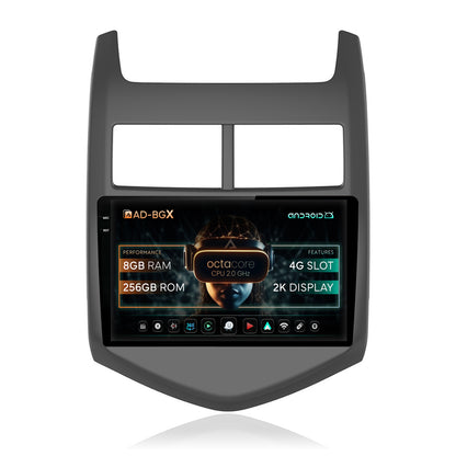 Navigatie Chevrolet Aveo 2 (2010-2015), Android, X-Octacore / 8GB RAM + 256GB ROM, 9.5 Inch - AD-BGX9008+AD-BGRKIT239