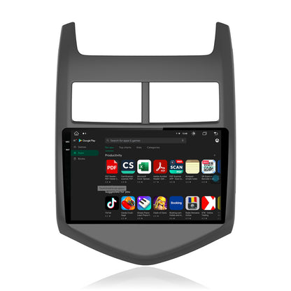 Navigatie Chevrolet Aveo 2 (2010-2015), Android, X-Octacore / 8GB RAM + 256GB ROM, 9.5 Inch - AD-BGX9008+AD-BGRKIT239
