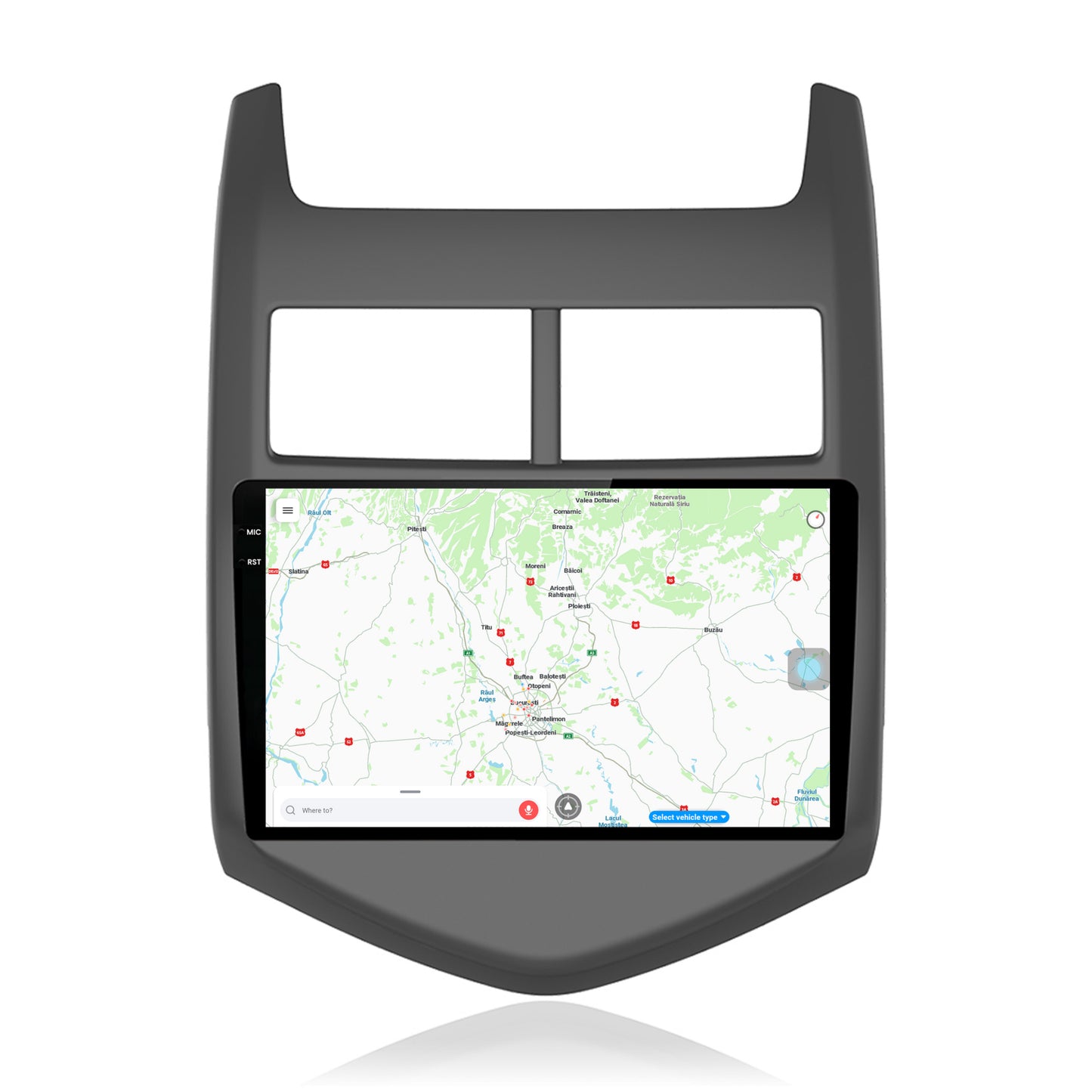 Navigatie Chevrolet Aveo 2 (2010-2015), Android, X-Octacore / 8GB RAM + 256GB ROM, 9.5 Inch - AD-BGX9008+AD-BGRKIT239