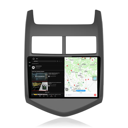 Navigatie Chevrolet Aveo 2 (2010-2015), Android, X-Octacore / 8GB RAM + 256GB ROM, 9.5 Inch - AD-BGX9008+AD-BGRKIT239