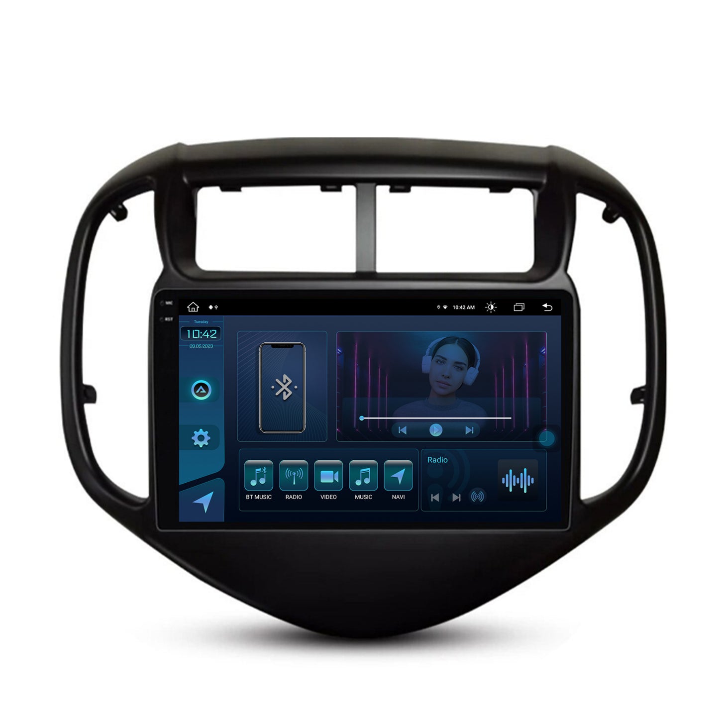 Navigatie Chevrolet Aveo (2016-2021), Android, X-Octacore / 8GB RAM + 256GB ROM, 9.5 Inch - AD-BGX9008+AD-BGRKIT230